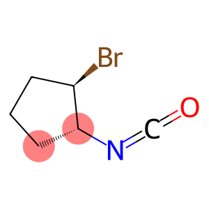 Cyclopentane, 1-bromo-2-isocyanato-, trans- (9CI)