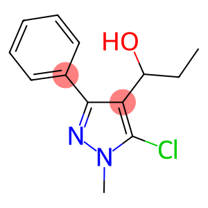 1-(5-chloro-1-methyl-3-phenyl-1H-pyrazol-4-yl)propan-1-ol