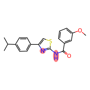 N-[4-(4-isopropylphenyl)-1,3-thiazol-2-yl]-3-methoxybenzamide