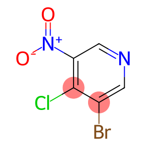 3-溴-4-氯-5-硝基吡啶