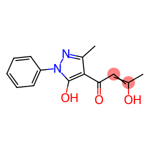 3-HYDROXY-1-(5-HYDROXY-3-METHYL-1-PHENYL-1H-PYRAZOL-4-YL)-2-BUTEN-1-ONE