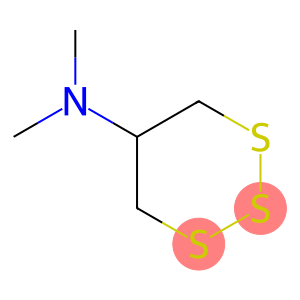 N,N-二甲基-1,2,3-三硫杂己-5-胺草酸盐