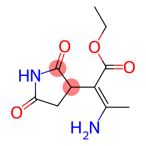 3-Pyrrolidineaceticacid, a-(1-aminoethylidene)-2,5-dioxo-,ethyl ester