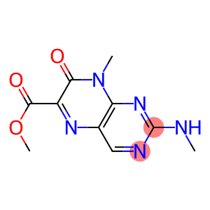 6-Pteridinecarboxylicacid, 7,8-dihydro-8-methyl-2-(methylamino)-7-oxo-, methyl ester