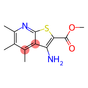 3-氨基-4,5,6-三甲基噻吩并[2,3-B]吡啶-2-羧酸甲酯