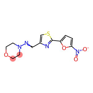 4-Morpholinamine, N-[[2-(5-nitro-2-furanyl)-4-thiazolyl]methylene]-