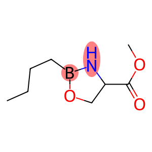 1,3,2-Oxazaborolane-4-carboxylic acid, 2-butyl-, methyl ester, L- (8CI)