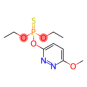 Phosphorothioic acid, O,O-diethyl O-(6-methoxy-3-pyridazinyl) ester
