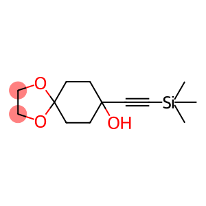 8-TRIMETHYLSILYLETHYNYL-1,4-DIOXASPIRO[4.5]DECAN-8-OL