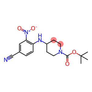 TERT-BUTYL 4-(4-CYANO-2-NITROPHENYLAMINO)PIPERIDINE-1-CARBOXYLATE