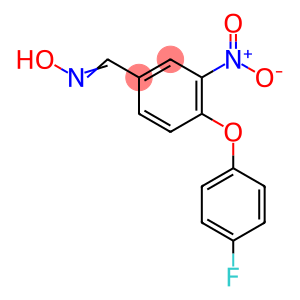 4-(4-FLUOROPHENOXY)-3-NITROBENZENECARBALDEHYDE OXIME