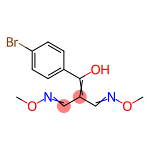 2-[(4-BROMOPHENYL)(HYDROXY)METHYLENE]MALONALDEHYDE BIS(O-METHYLOXIME)