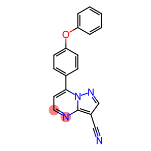 Pyrazolo[1,5-a]pyrimidine-3-carbonitrile, 7-(4-phenoxyphenyl)-