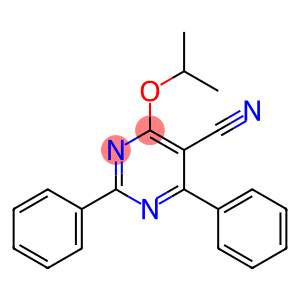 4-ISOPROPOXY-2,6-DIPHENYL-5-PYRIMIDINECARBONITRILE