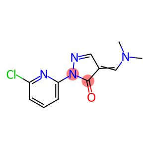 (4Z)-1-(6-chloropyridin-2-yl)-4-[(dimethylamino)methylidene]-4,5-dihydro-1H-pyrazol-5-one