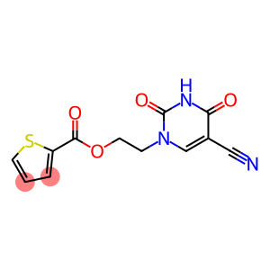 2-[5-CYANO-2,4-DIOXO-3,4-DIHYDRO-1(2H)-PYRIMIDINYL]ETHYL 2-THIOPHENECARBOXYLATE