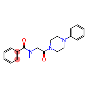 N-[2-OXO-2-(4-PHENYLPIPERAZINO)ETHYL]BENZENECARBOXAMIDE