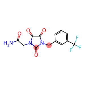 2-(2,4,5-TRIOXO-3-[3-(TRIFLUOROMETHYL)BENZYL]-1-IMIDAZOLIDINYL)ACETAMIDE