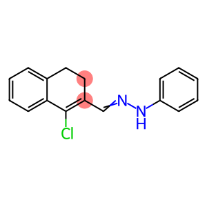 1-CHLORO-3,4-DIHYDRO-2-NAPHTHALENECARBALDEHYDE N-PHENYLHYDRAZONE