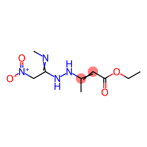 ETHYL 3-[2-(METHYL-2-NITROETHANIMIDOYL)HYDRAZINO]-2-BUTENOATE