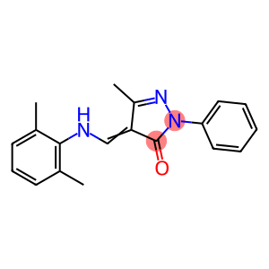 (4Z)-4-{[(2,6-dimethylphenyl)amino]methylidene}-3-methyl-1-phenyl-4,5-dihydro-1H-pyrazol-5-one