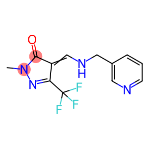 2-METHYL-4-([(3-PYRIDINYLMETHYL)AMINO]METHYLENE)-5-(TRIFLUOROMETHYL)-2,4-DIHYDRO-3H-PYRAZOL-3-ONE