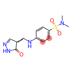 N,N-DIMETHYL-4-([(5-OXO-1,5-DIHYDRO-4H-PYRAZOL-4-YLIDEN)METHYL]AMINO)BENZENESULFONAMIDE