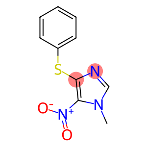 1H-Imidazole, 1-methyl-5-nitro-4-(phenylthio)-