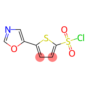 2-Thiophenesulfonylchloride,5-(5-oxazolyl)-(9CI)