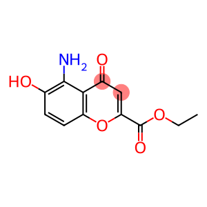 5-Amino-6-hydroxy-4-oxo-4H-1-benzopyran-2-carboxylic acid ethyl ester