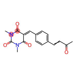 1,3-DIMETHYL-5-([4-(3-OXO-1-BUTENYL)PHENYL]METHYLENE)-2,4,6(1H,3H,5H)-PYRIMIDINETRIONE