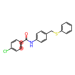 4-CHLORO-N-(4-[(PHENYLSULFANYL)METHYL]PHENYL)BENZENECARBOXAMIDE