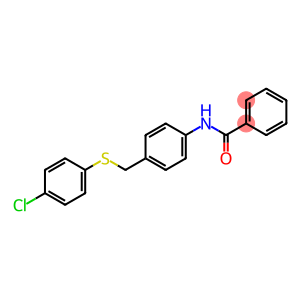 N-(4-([(4-CHLOROPHENYL)SULFANYL]METHYL)PHENYL)BENZENECARBOXAMIDE