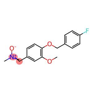 ((4-[(4-FLUOROBENZYL)OXY]-3-METHOXYPHENYL)METHYLENE)(METHYL)AMMONIUMOLATE