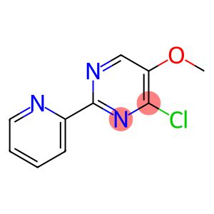 Pyrimidine, 4-chloro-5-methoxy-2-(2-pyridinyl)-