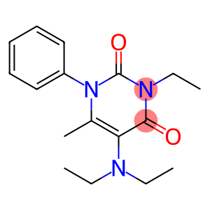 Uracil, 5-(diethylamino)-3-ethyl-6-methyl-1-phenyl-