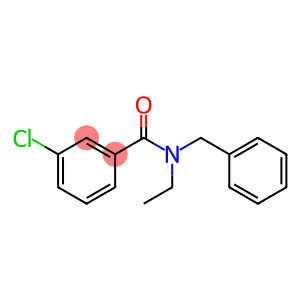 Benzamide, 3-chloro-N-ethyl-N-(phenylmethyl)-