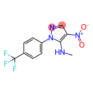 N-METHYL-4-NITRO-1-[4-(TRIFLUOROMETHYL)PHENYL]-1H-PYRAZOL-5-AMINE
