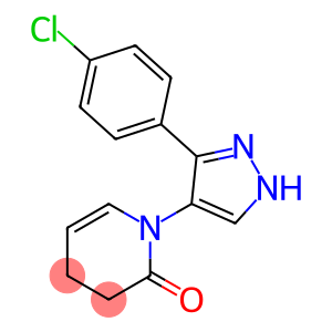 1-[3-(4-CHLOROPHENYL)-1H-PYRAZOL-4-YL]-3,4-DIHYDRO-2(1H)-PYRIDINONE