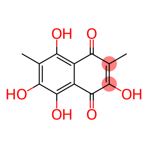 1,4-Naphthalenedione, 2,5,7,8-tetrahydroxy-3,6-dimethyl-