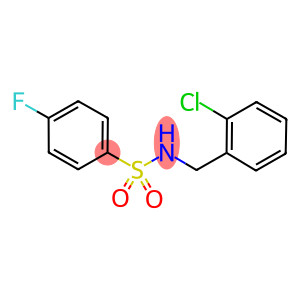 N-(2-chlorobenzyl)-4-fluorobenzenesulfonamide