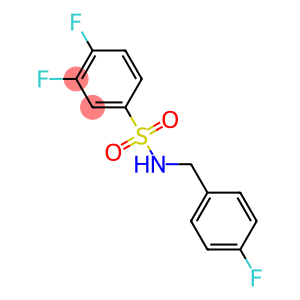 3,4-Difluoro-N-(4-fluorobenzyl)benzenesulfonamide