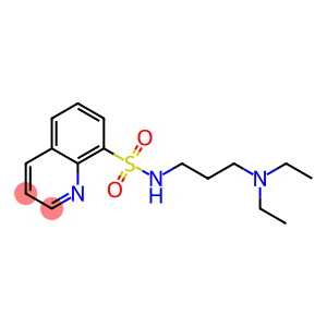 N-[3-(diethylamino)propyl]-8-quinolinesulfonamide