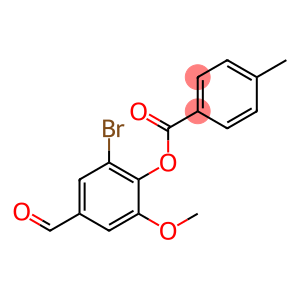 2-BROMO-4-FORMYL-6-METHOXYPHENYL 4-METHYLBENZOATE