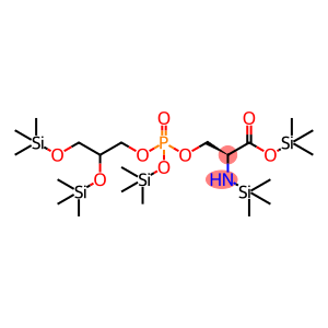 O-[[2,3-Bis(trimethylsiloxy)propoxy](trimethylsilyloxy)phosphinyl]-N-(trimethylsilyl)-L-serine (trimethylsilyl) ester