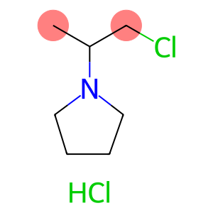 1-(2-chloro-1-methylethyl)pyrrolidine hydrochloride