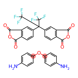 1,3-Isobenzofurandione, 5,5'-[2,2,2-trifluoro-1-( trifluoromethyl)ethylidene]bis-, polymer with 4,4'-oxybis[benzenamine]