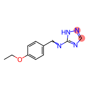 1H-1,2,4-Triazol-3-amine,N-[(4-ethoxyphenyl)methylene]-(9CI)