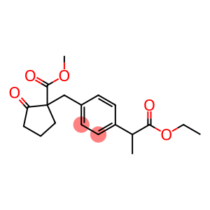 Benzeneacetic acid, 4-[[1-(methoxycarbonyl)-2-oxocyclopentyl]methyl]-α-methyl-, ethyl ester