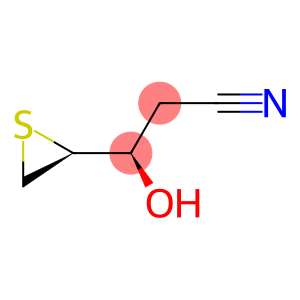 Valeronitrile, 4,5-epithio-3-hydroxy-, threo-
